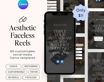 60 gesichtslose ästhetische Instagram-Rollen-Vorlagen | Viral Inhalt Haken, Stock Fotos | Licht Luxe Ästhetik, moderne Minimal Social Media