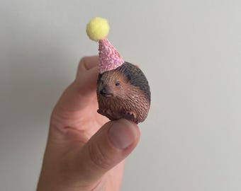 Hedgehog Cake Topper: Woodland Birthday Party Decor