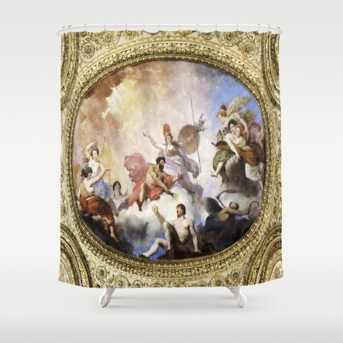 Fresco Shower Curtain Painting Shower Curtain Bathroom Rich