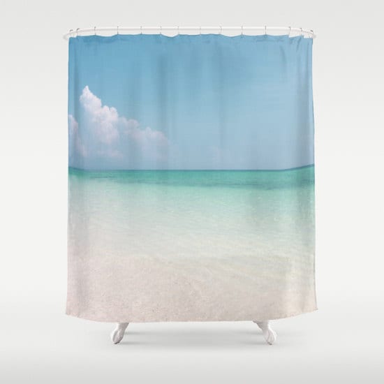Calm Waters Shower Curtain Beach Shower Curtain Bathroom