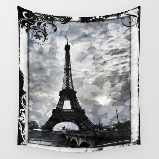 Eiffel tower tapestry sale