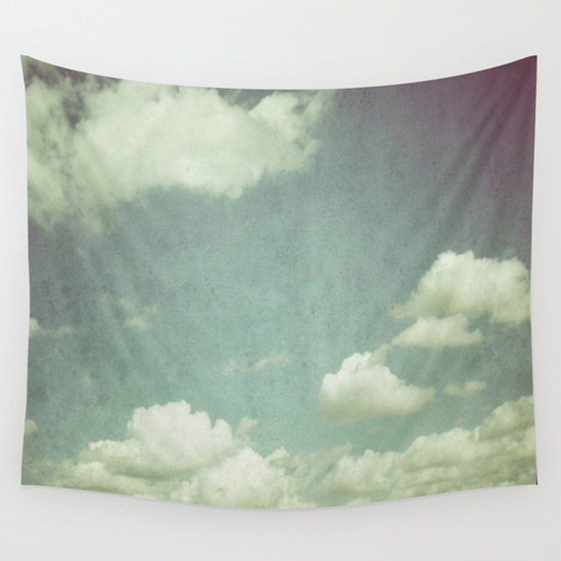 Cloud Tapestry Cloudy Sky Tapestry Clouds Large Wall Decor Etsy