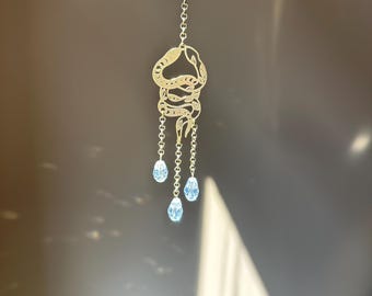 Crystal Prism and Celestial Snakes Suncatcher