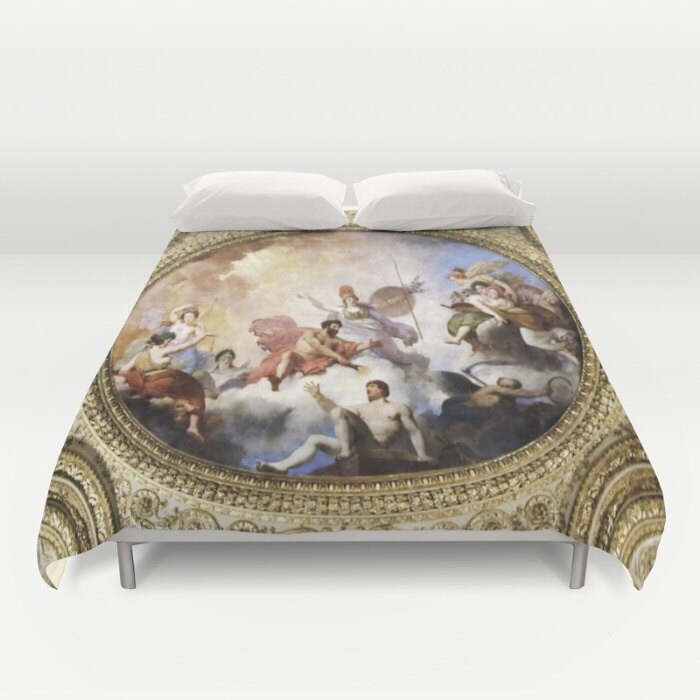 Fresco Duvet Cover Mythology Decorative Bedding Painting Decor