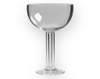 VTG Rosenthal Cupola Glass Studio-line Champagne/Sherbet Double Stem Goblet Rare
