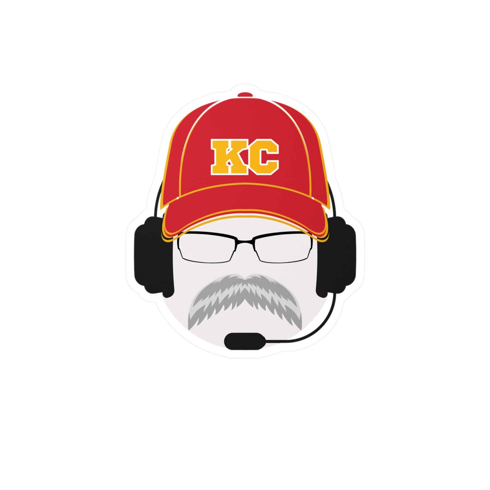 Andy Reid Sticker Kansas City Chiefs Vinyl Decal Coach Reid How Bout ...
