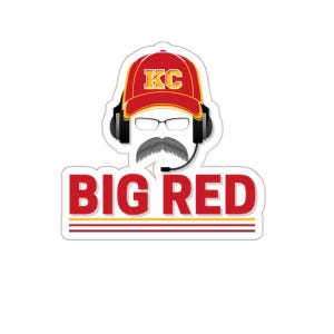 Coach Andy Reid Kansas City Chiefs Big Red Game Day Sticker Becher Vinyl-Aufkleber Football Super Bowl Champs