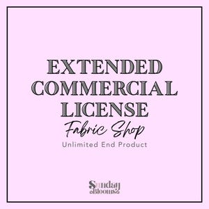 Kommerzielle Lizenz für Fabric Shop | Kommerzielle Nutzung für unbegrenzte physische Endprodukte