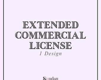 Extended License for Commercial Use - Etsy