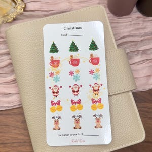 Holiday Savings Tracker | Glossy Cardstock | Christmas | Reusable Savings Tracker
