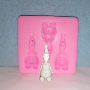 Made To Order custom non-food safe silicone mold - Olaf