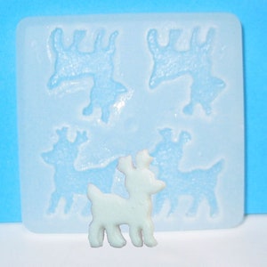 Made To Order custom food safe silicone candy molds - deer