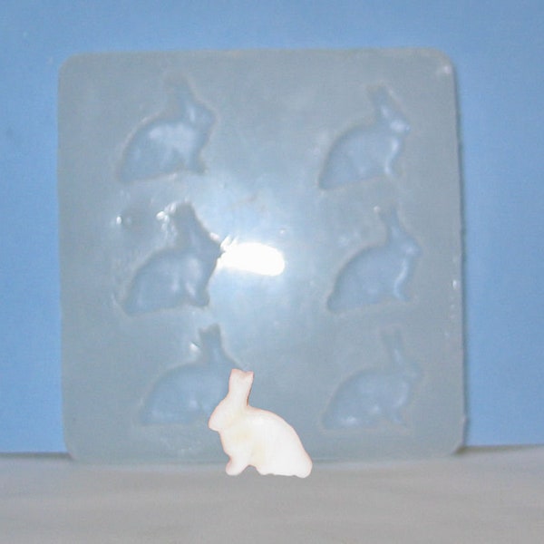 Made To Order custom food safe silicone candy molds - sitting bunny