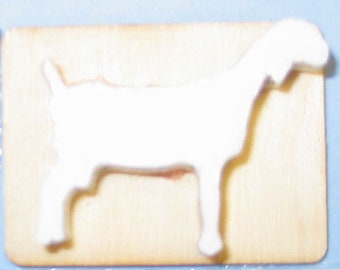 Made To Order custom rubber  stamp - Nubian goat (unmounted)