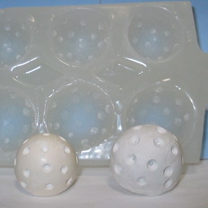 Made To Order custom food safe silicone candy molds - 2 sizes pickleballs