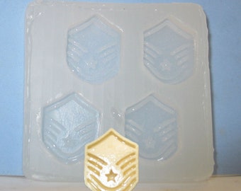 Made To Order custom food safe silicone candy molds – Air Force Master Sergent (E-7)