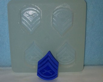 Made To Order custom food safe silicone candy molds – Marine Gunnery Sergeant  E-7