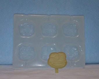 Made To Order custom food safe silicone candy molds - cartoon frog head