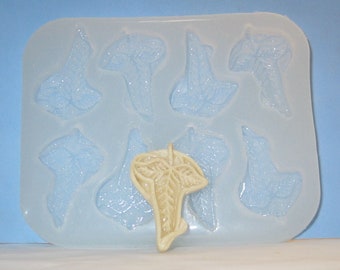 Made To Order custom food safe silicone candy molds - leaf of Lorien