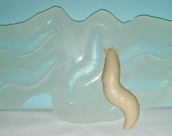 Made To Order custom food safe silicone candy molds - banana slugs