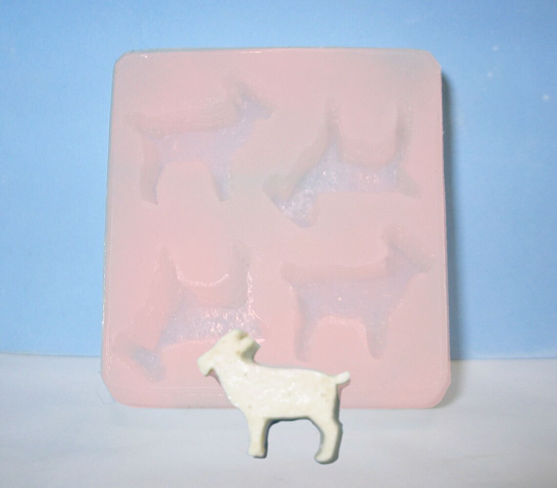 Made To Order custom silicone molds goat 1 deep soap Etsy