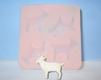 Made To Order custom silicone molds - goat 1" deep soap mold