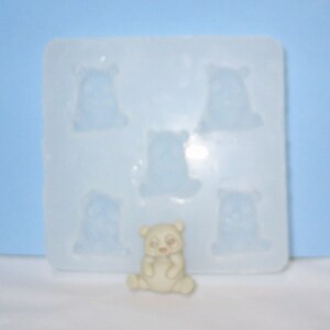 Made To Order custom food safe silicone molds - sitting panda