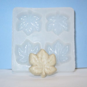 Made To Order custom food safe silicone candy molds – oak leaf