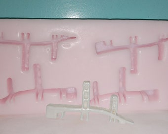 Made To Order custom non-food silicone mold – Mackinac bridge