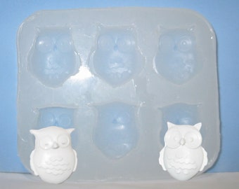 Made To Order custom food safe silicone candy molds - owls