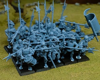 Sunland Halberdiers Unit – Highland Miniatures | Halberdiers 28/32mm Wargames