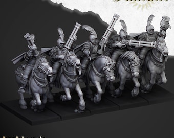 Sunland Pistoleers Repeater Cavalry – Highland Miniatures | Mounted Handgunners 28/32mm