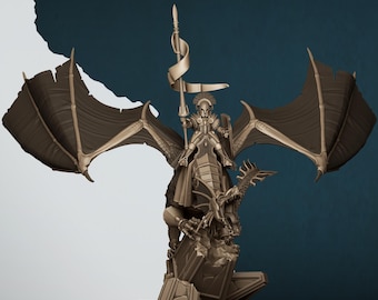 Aegean Dragon – Highland Miniatures | Fantasy Dragon Monster | Resin Wargaming Miniature | Tabletop Creature 28mm 32mm