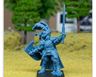 Sunland Duelist & Captain | Highland Miniatures | Human Hero Infantry 28-32mm | 16K Resin | Wargames Fantasy Empire Proxy