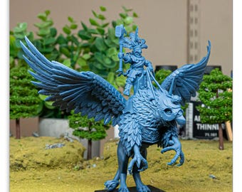 Sunland Emperor on Griffon – Highland Miniatures | Resin miniature 28/32mm
