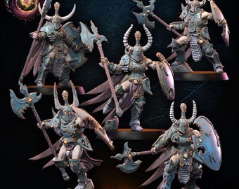 Nukuja Warriors – Lost Kingdoms Infantry (28/32mm · 16K resin · wargames fantasy)