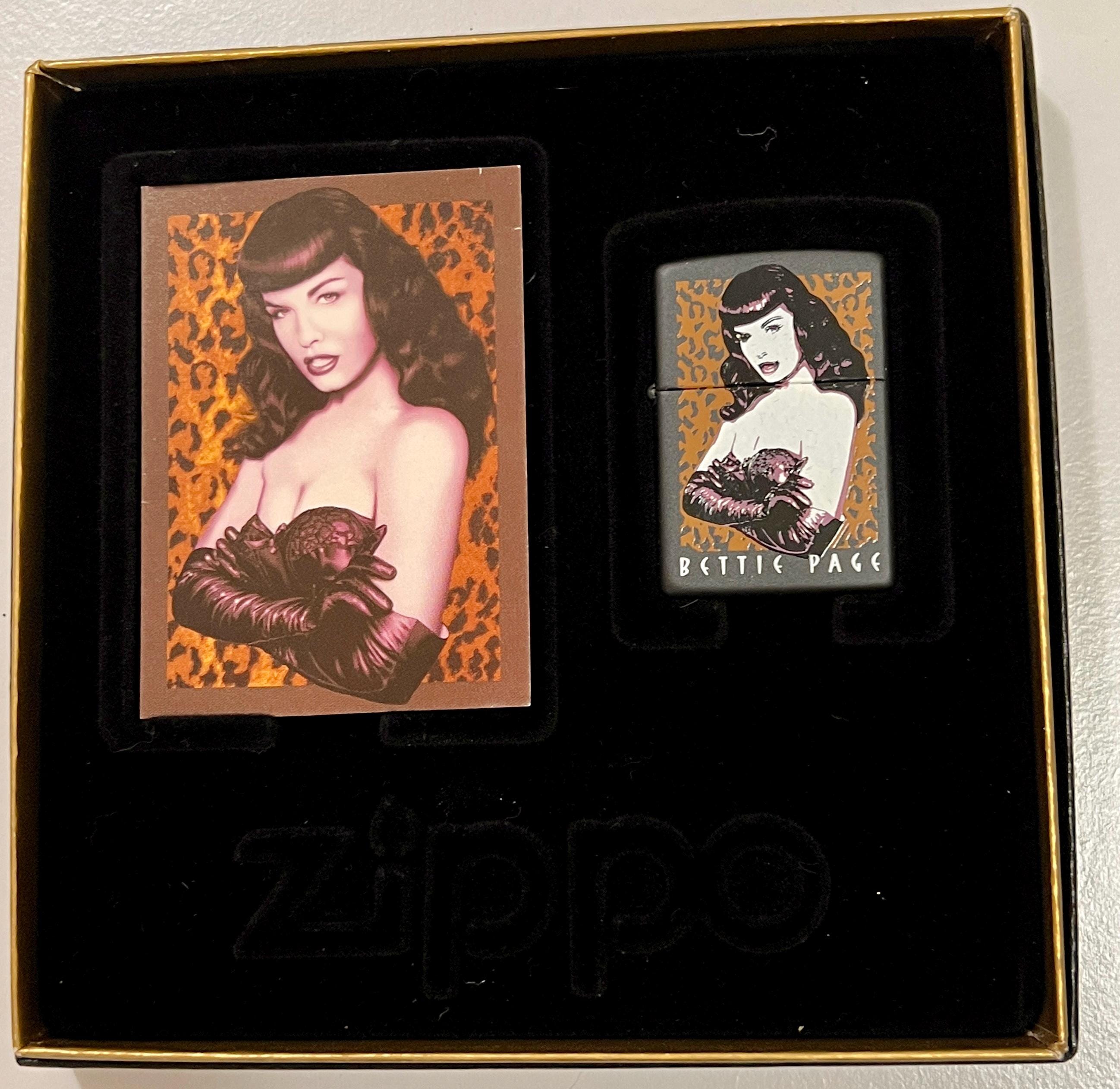 ★Bettyページ★ Zippo Bettie Page Lighter - Etsy