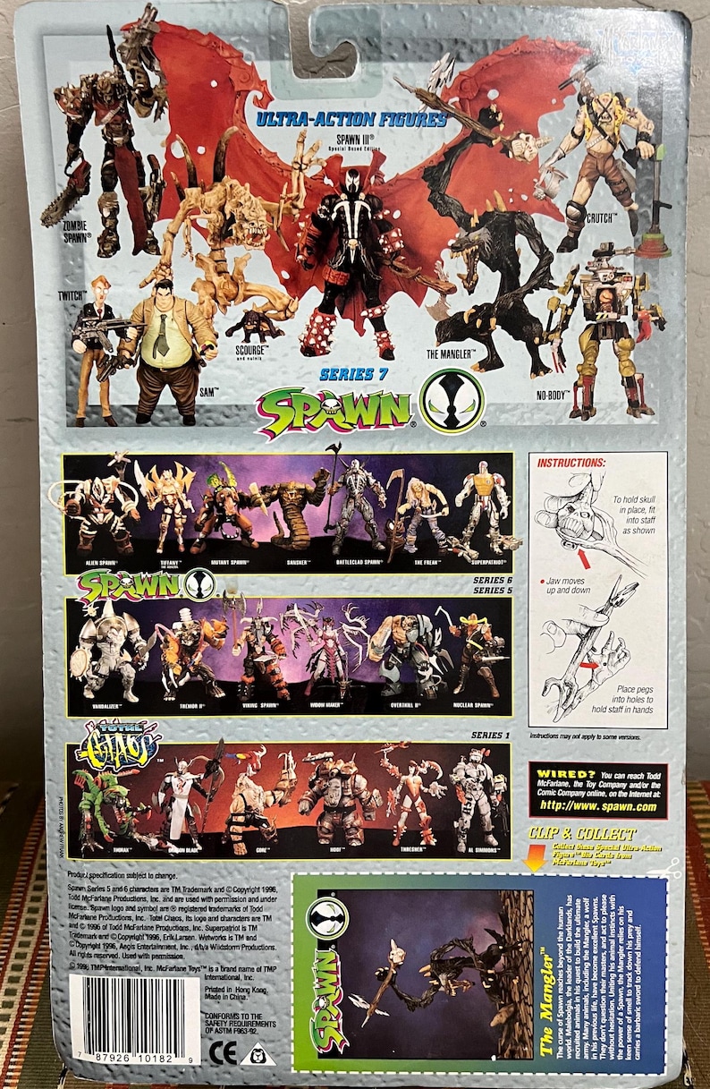 Mcfarlane Toys Spawn Ultra Action Figures the Mangler - Etsy