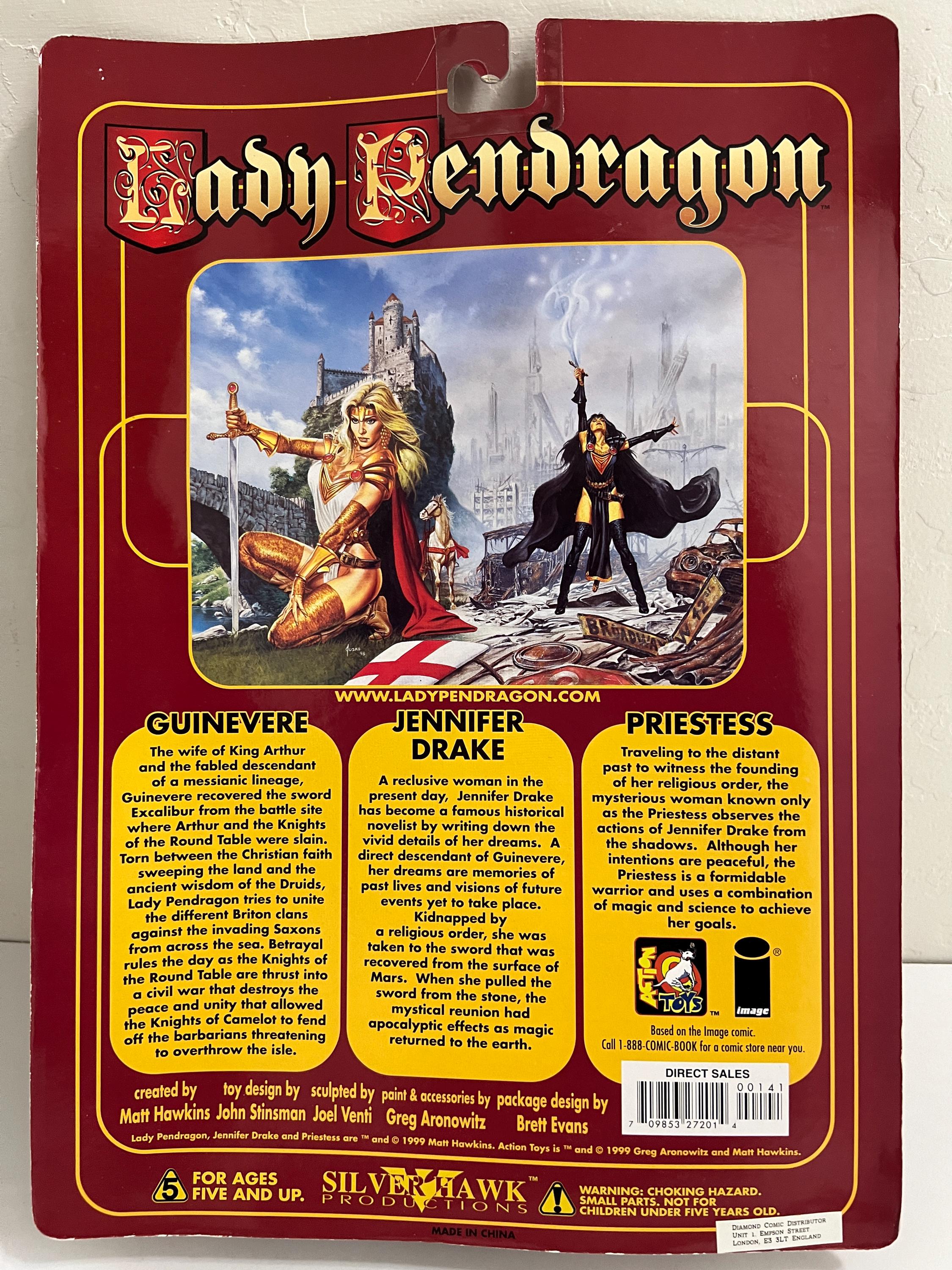 Action Toys Lady Pendragon Action Figure Image Comics Silverhawk ...
