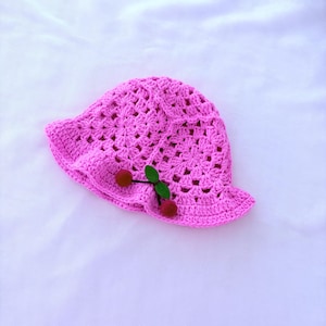 Crochet Sun Hat,Summer Crochet Hat ,Baby Girl Sun Hat ,Crochet Baby Hat,Baby Sun Hat , Whıte Summer Baby Hat,Pink Summer Baby Hat
