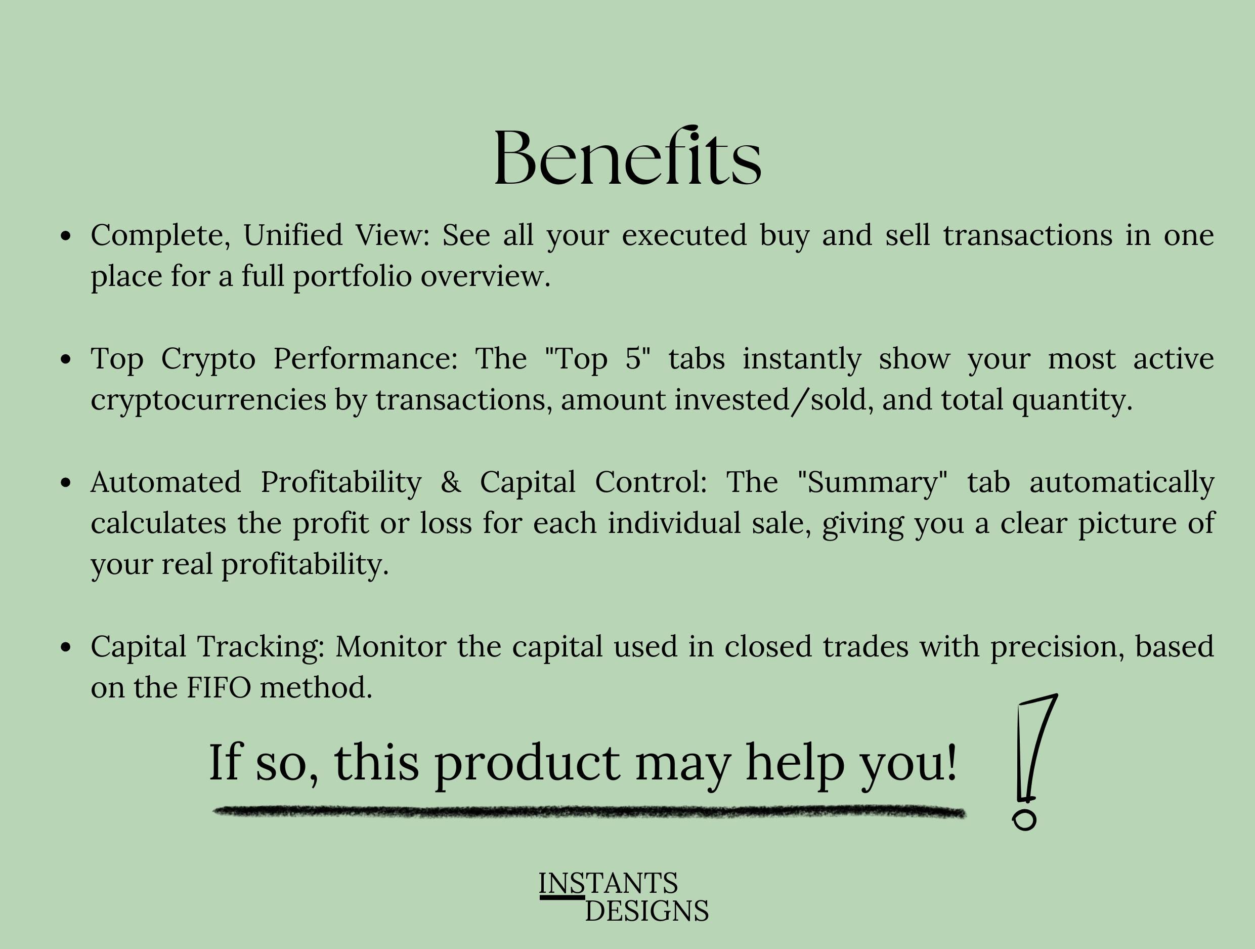 Crypto Portfolio Tracker Google Sheets & Excel | FIFO Method Spreadsheet |  Capital Gains Calculator | Bitcoin Ethereum Altcoin Template - Etsy