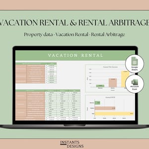 Airbnb Arbitrage Calculator Rent to Rent Deal Analyzer Excel Google Sheets Real Estate Investment Property Analysis Short Term Rental Tool
