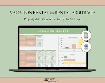 Airbnb Arbitrage Calculator Rent to Rent Deal Analyzer Excel Google Sheets Real Estate Investment Property Analysis Short Term Rental Tool