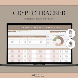 Google Spreadsheets en Excel-cryptotracker | Spreadsheet kapitaalwinsten FIFO-methode | Cryptoportfoliotracker | Bitcoin Ethereum-investering