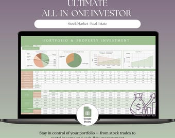 Real Estate Investment Planner | Rental Property Analysis (Google Sheets)