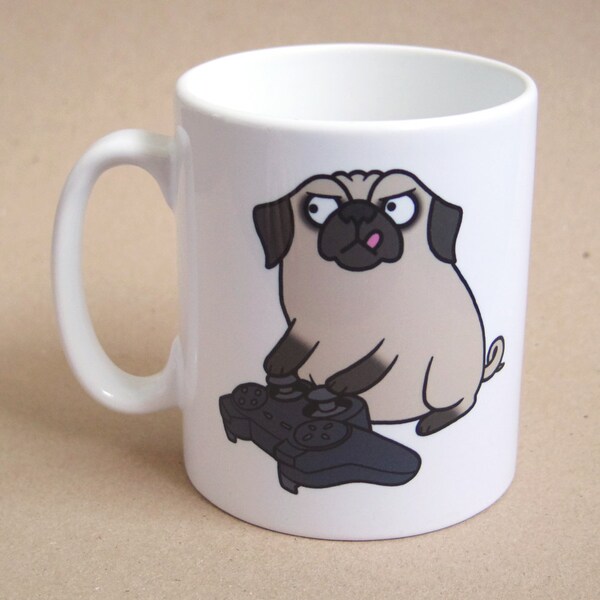 Gamer Pug Mug