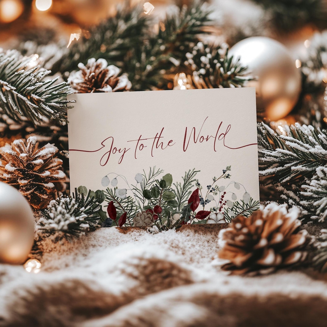 Premium Christmas Cards Pack of 10 | Elegant Folded Holiday Cards