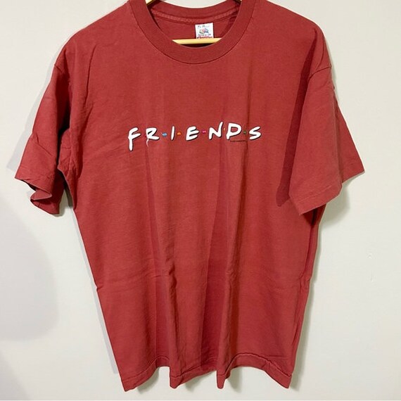 Vintage 1996 Friends TV Show Red T-shirt Single Stitch Fruit of 