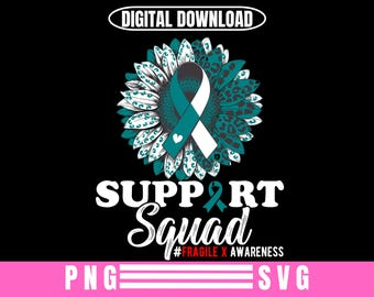 Unbreakable Warrior Wings - Fragile X Syndrome Awareness Sublimation Design - Green Ribbon PNG SVG Bundle - Digital Download for Cricut