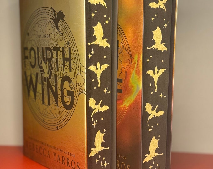 Fourth Wing & Iron Flame - SPRAYED EDGES - Hand Sprayed Edges - Book by